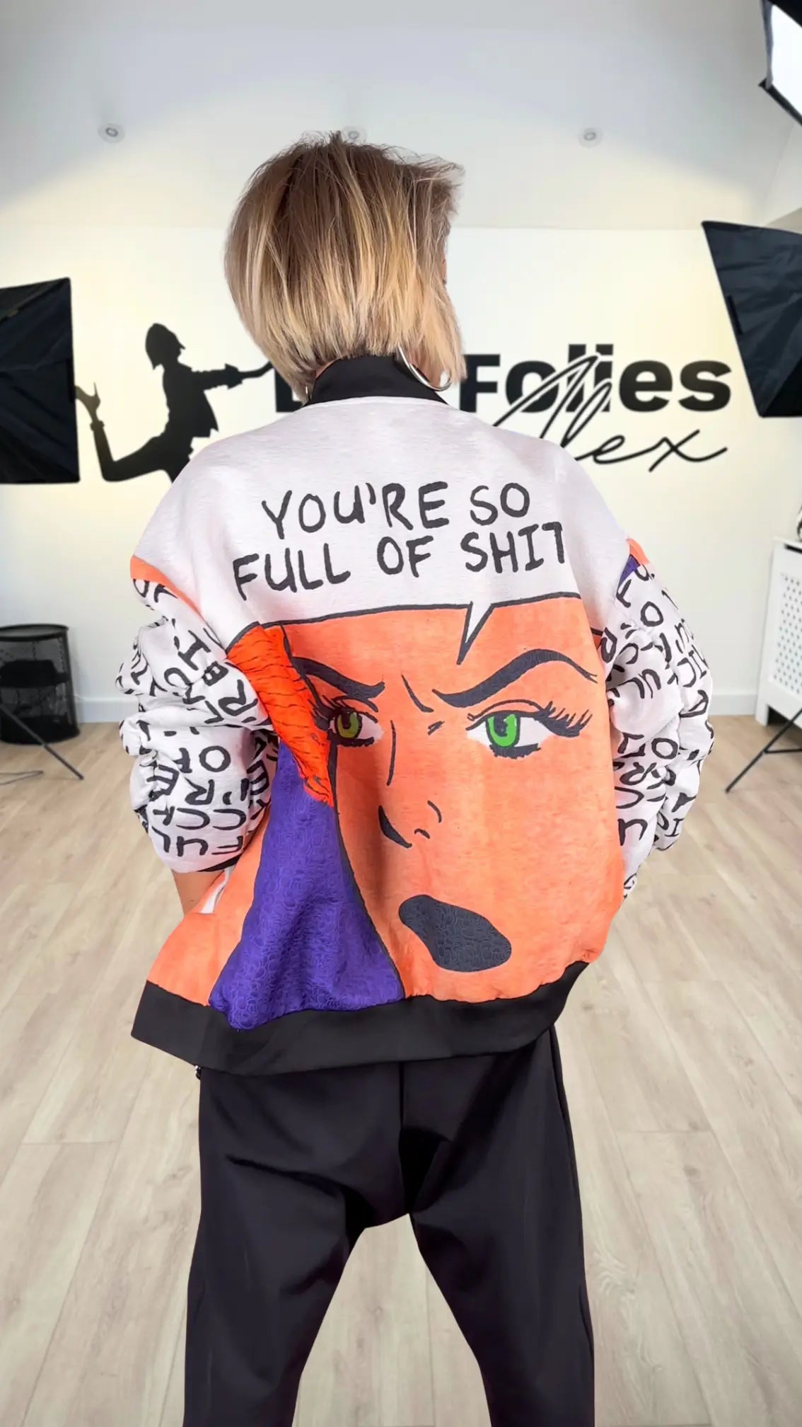 Image of Blouson COMICS Les Folies d'Alex