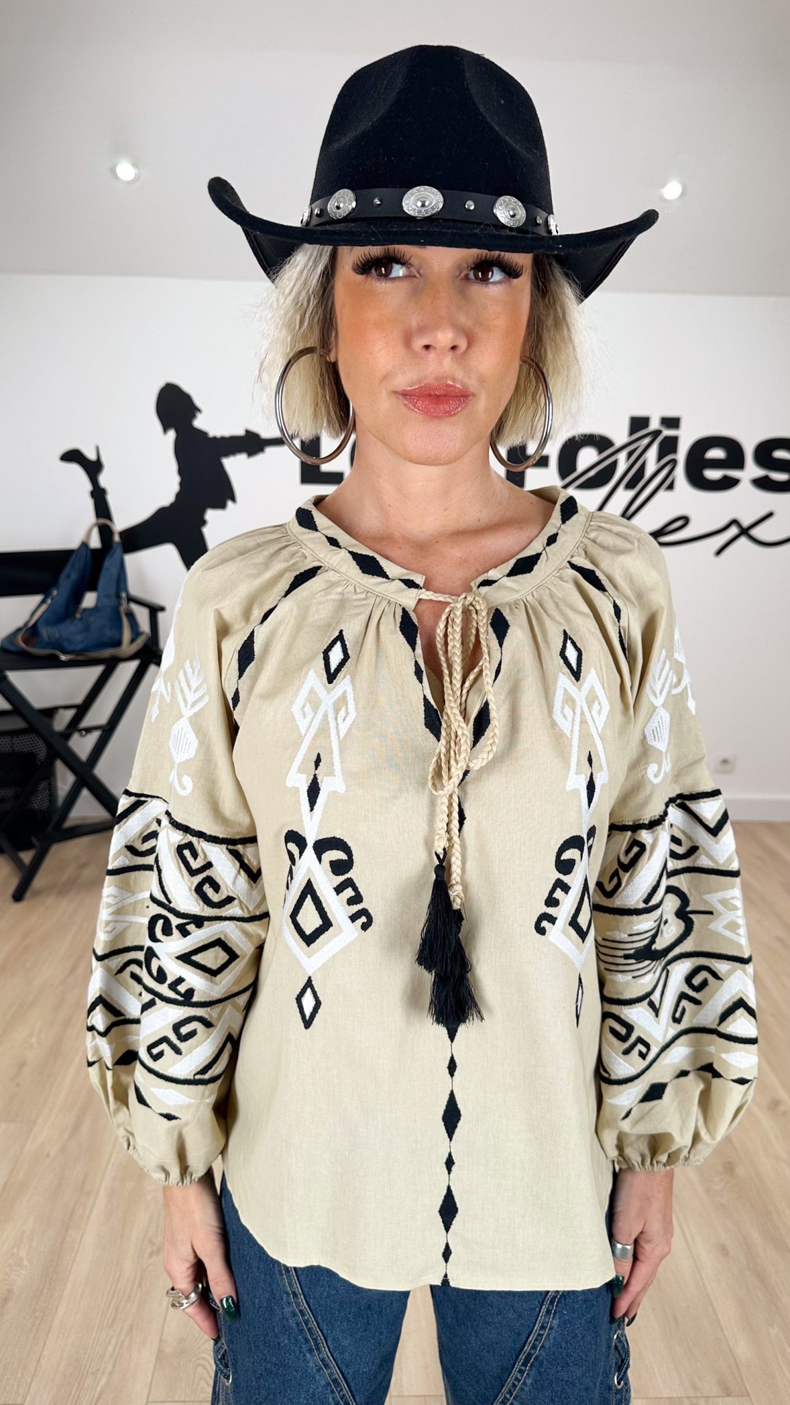 Blouse AZTEQUE  2 couleurs Les Folies d'Alex