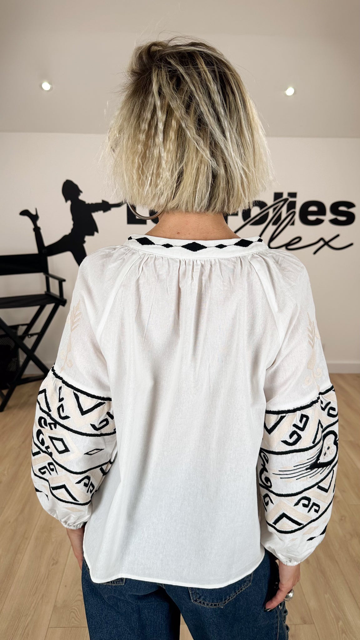 Image of Blouse AZTEQUE  2 couleurs Les Folies d'Alex