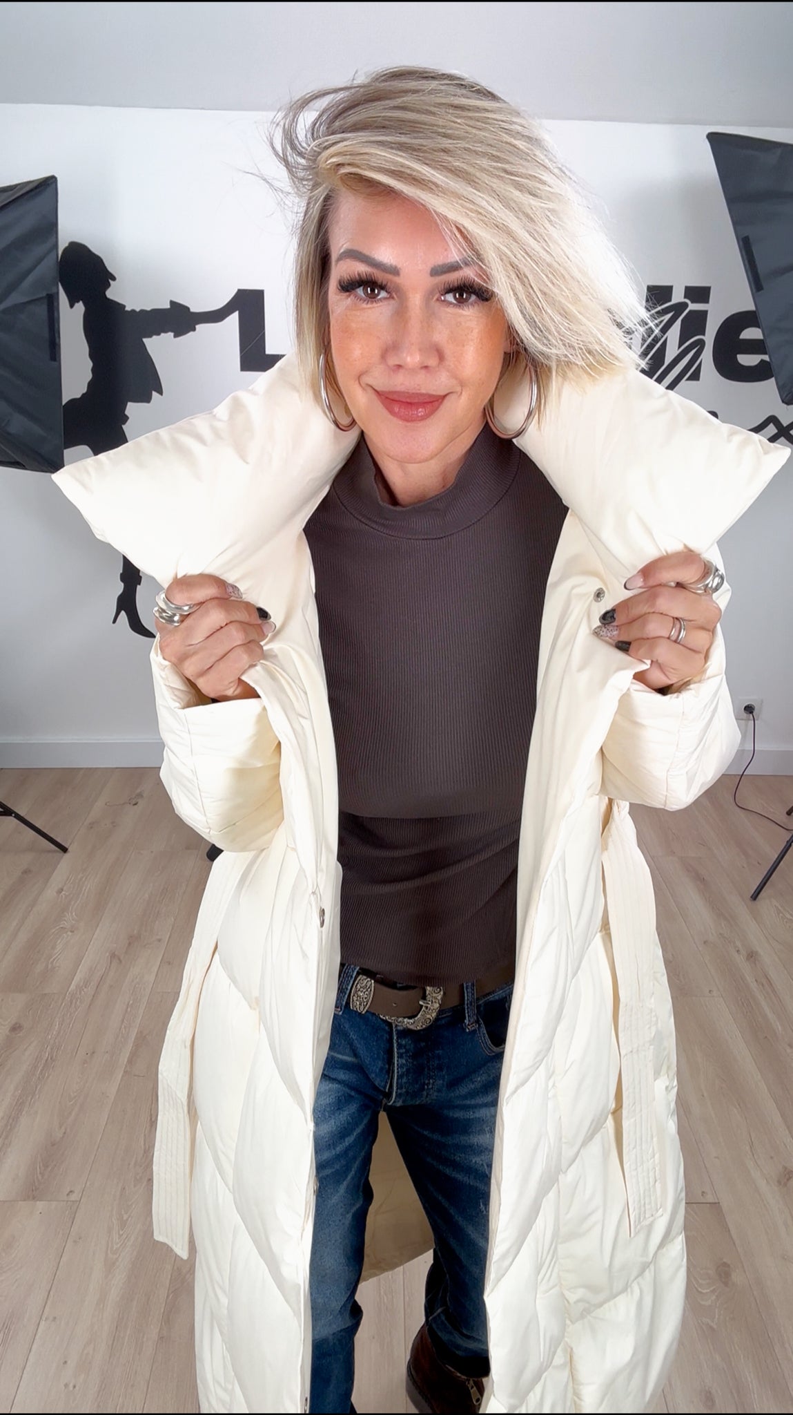 Chaqueta de plumas CREMOSA