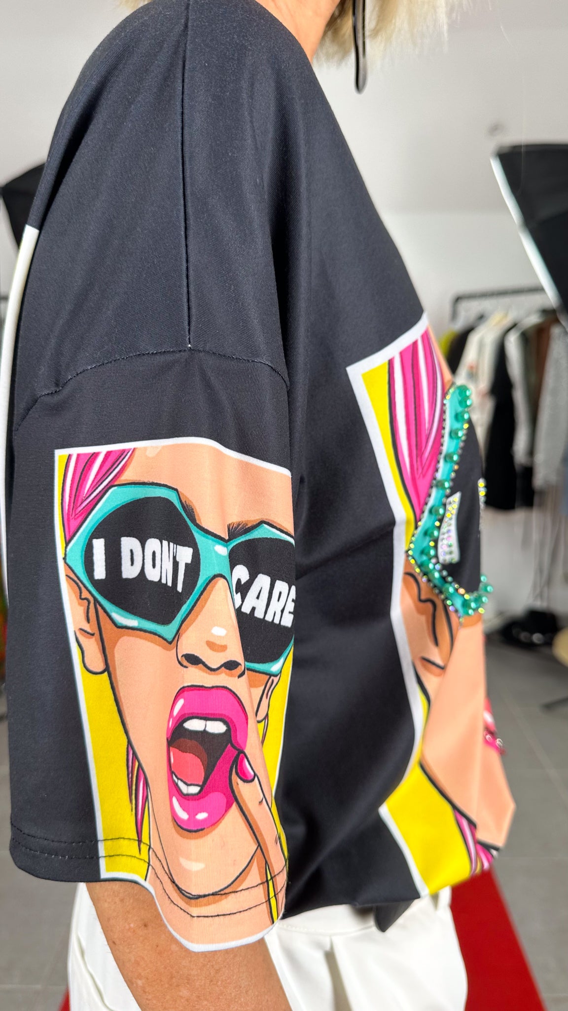 Image of DON'T CARE T-shirt, 2 colors