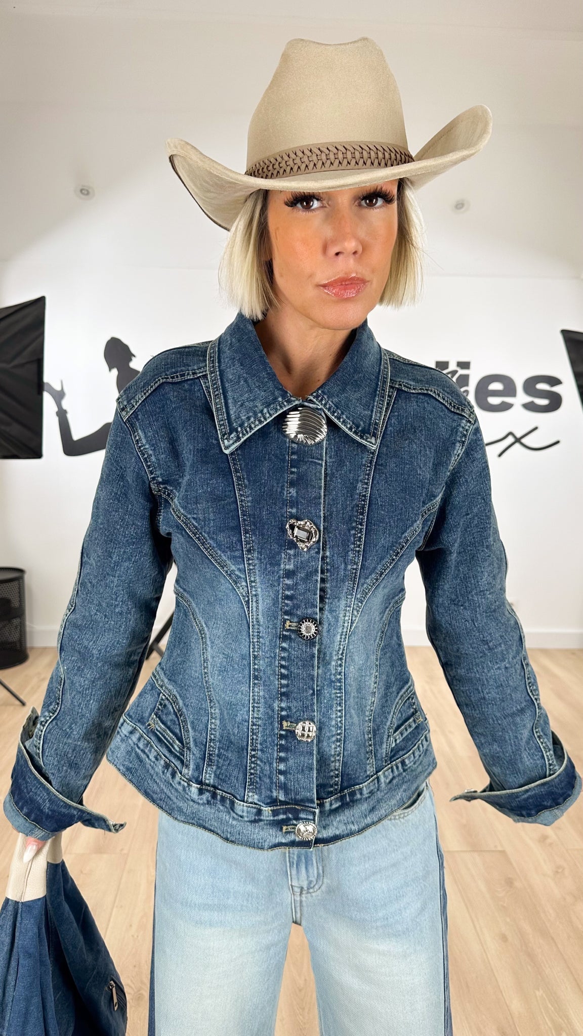 Image of Veste jean FASHION 2 Coloris Les Folies d'Alex