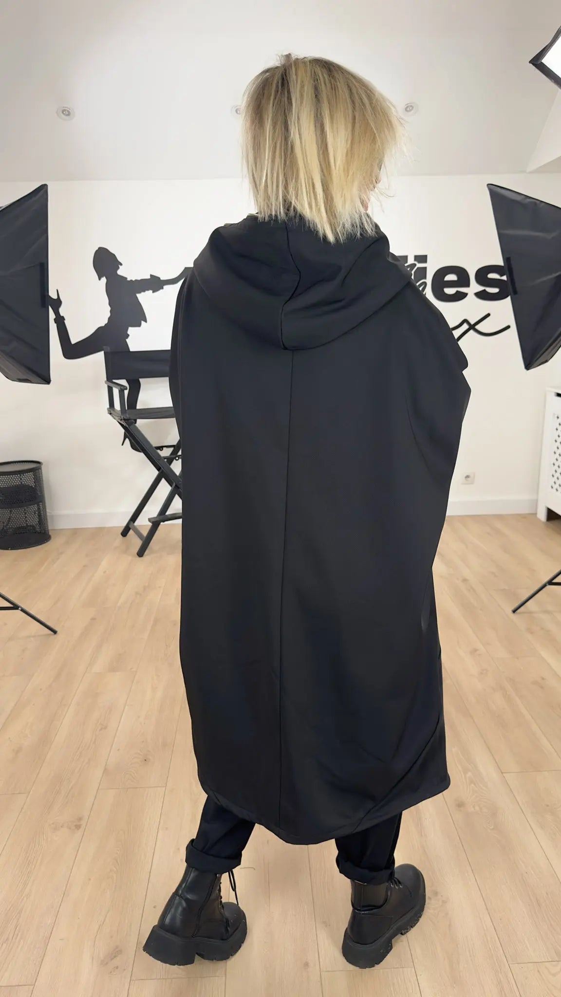 Image of Article LIVE 206 - Parka City Noir à Capuche Les Folies d'Alex