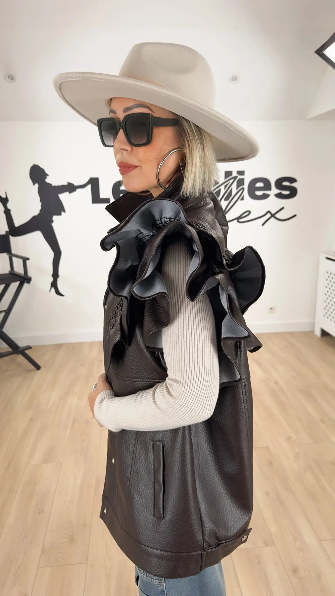 Image of Gilet REBEL 2 coloris Les Folies d'Alex