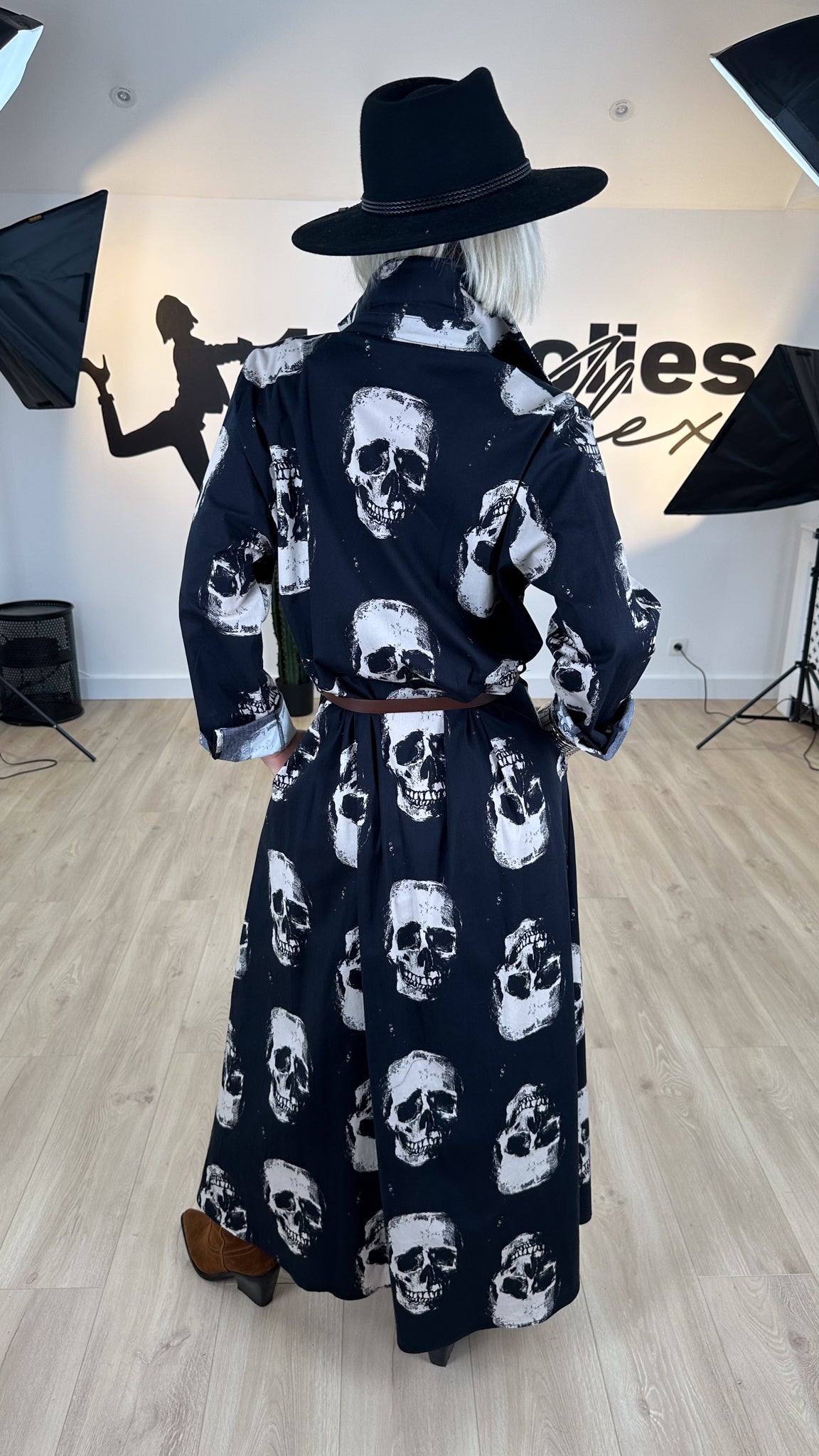 La robe chemise SKULL 2 couleurs