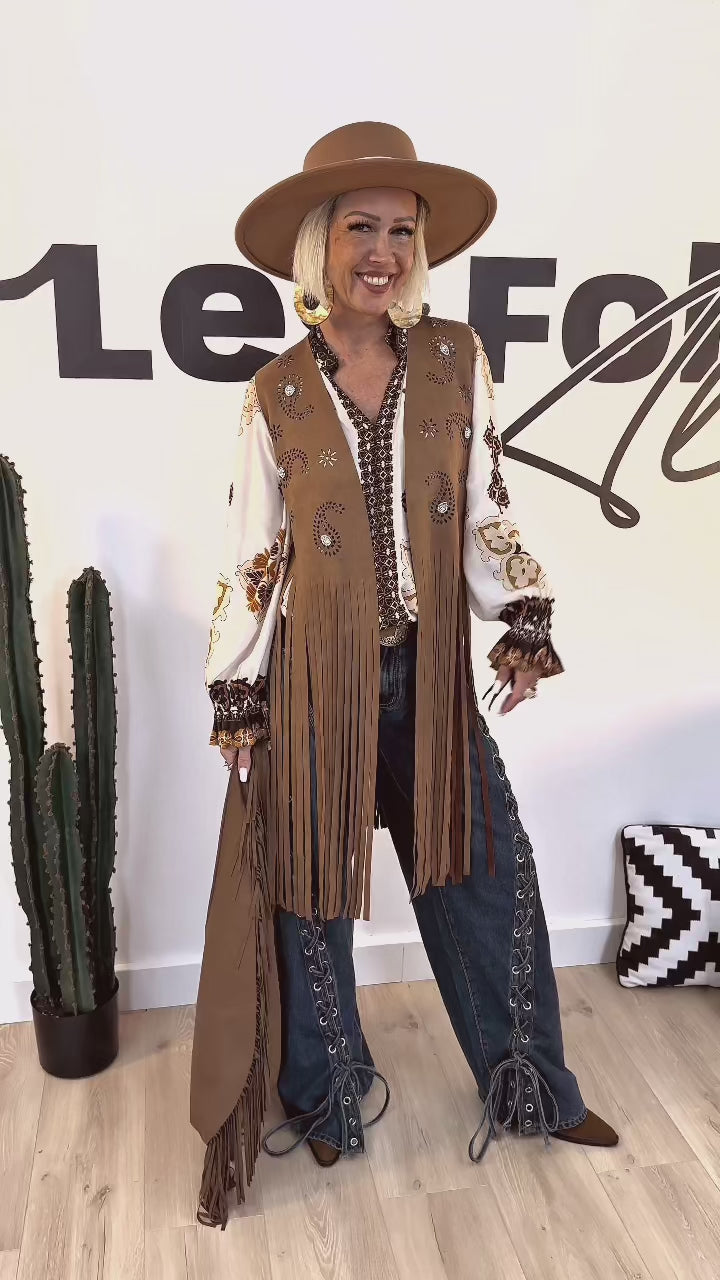 Image of Gilet BOHO 2 couleurs