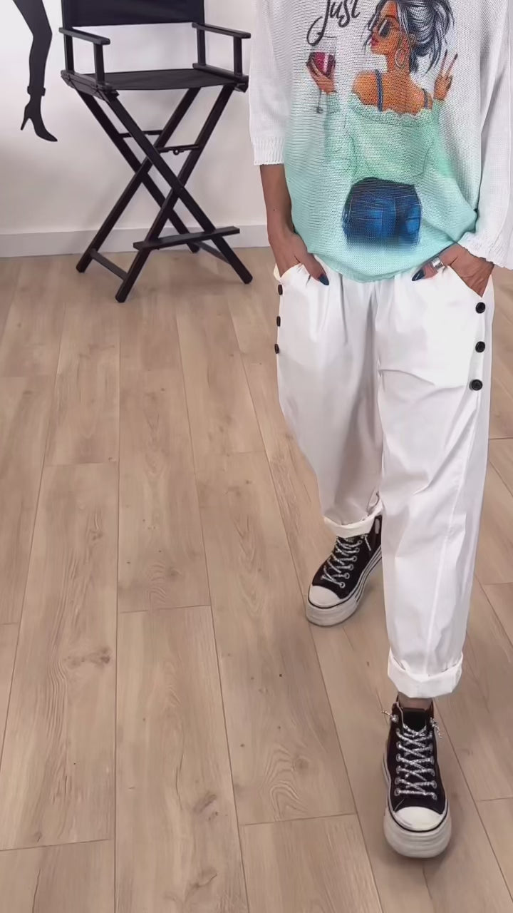 Image of Pantalon WHITE